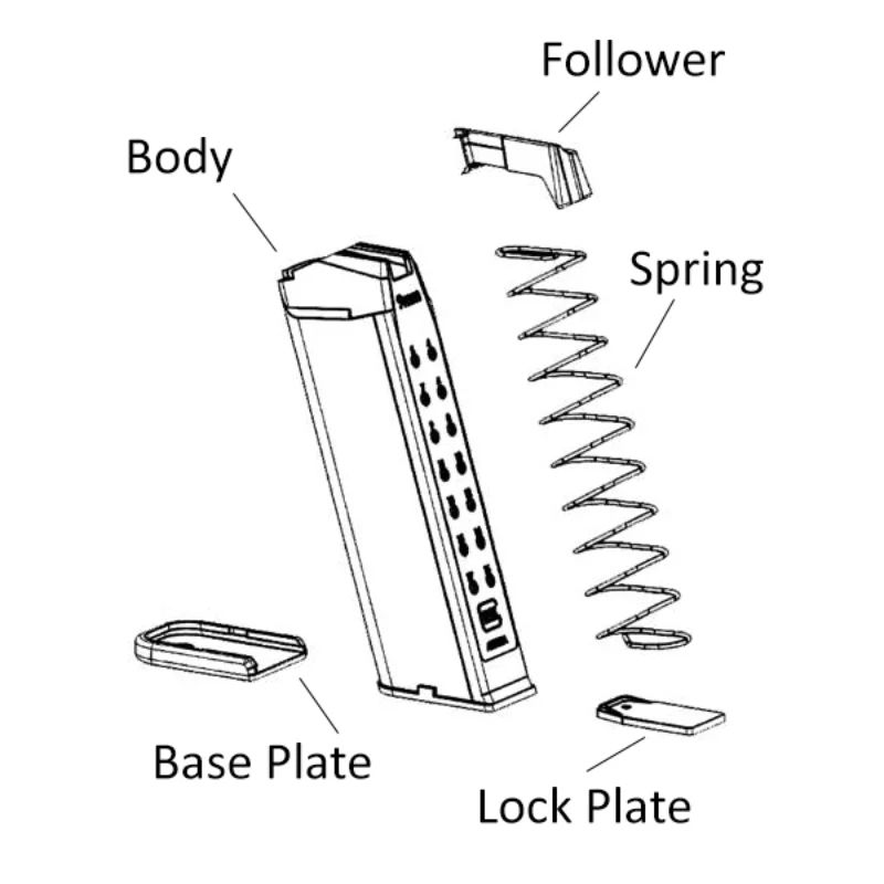 Magazine Repair Kits – Replacement Parts for Ar, Glock, Ak Mags, and More Keep your mags running strong — these magazine repair kits include replacement parts for ar-15, glock, ak mags and more. Ideal for maintenance, compliance, or restoring worn-out magazines to reliable function.