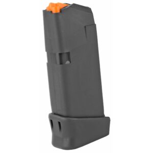 Glock 26 Gen5 Magazine – 9mm, 12-round Mag The glock 26 gen5 9mm 12-round magazine is a factory oem magazine, designed for flawless compatibility and reliability. Featuring a durable polymer body, steel-reinforced feed lips, and an extended baseplate for improved grip, this high-capacity magazine ensures smooth feeding and enhanced control.