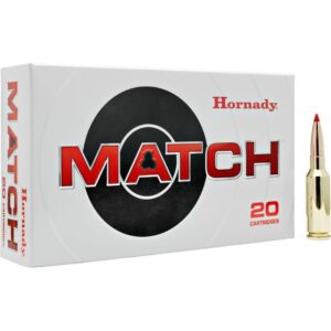 Hornady Match 6mm Arc 108 Gr Eld‑m – 20 Rd/box Shop hornady match 6mm arc 108 gr eld‑m match ammo—20 rounds/box. Precision‑tuned for sub‑moa accuracy, long‑range consistency, and ballistic coefficient. Order now!