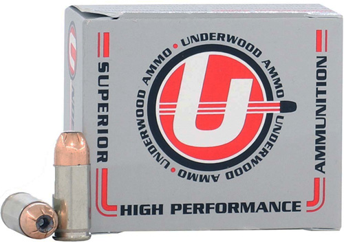 Underwood Ammo 9mm Luger +p+ 115gr Jhp — 20rd Box Underwood 9mm luger +p+ 115gr jhp, 20-round box. Jacketed hollow point, reloadable brass. 10 boxes per case.