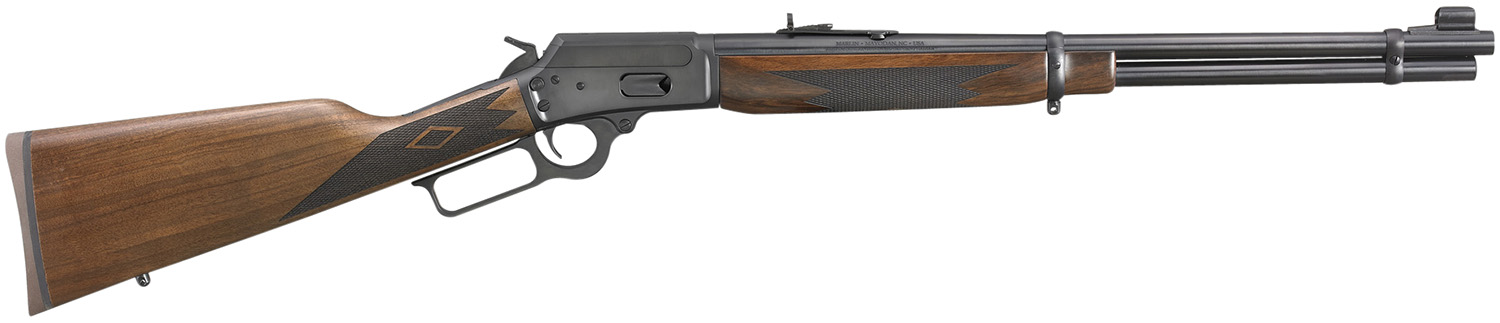 Marlin 70401 1894 Classic 44 Rem Mag/44 Special 10+1/11+1 20.25″, Satin Blued Barrel/rec, American Black Walnut Fixed Stock, Adj. Sight Marlin 70401 1894 classic 44 rem mag/44 special 10+1/11+1 20. 25", satin blued barrel/rec, american black walnut fixed stock, adj. Sight